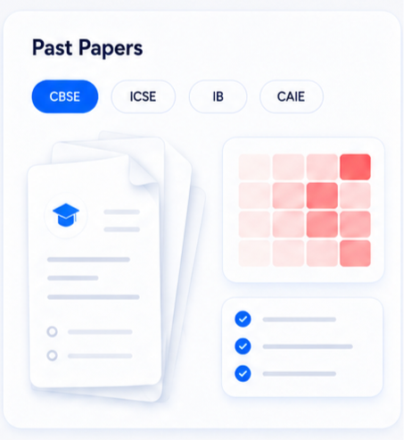 Past-paper drawer with marking schemes