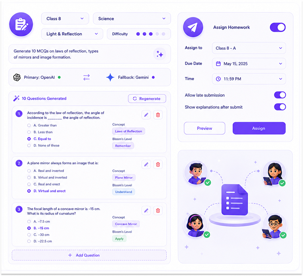 Orbit teacher quiz builder